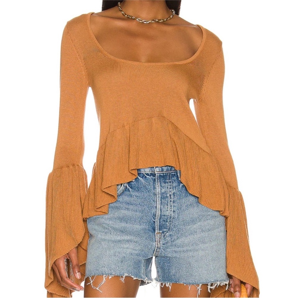 New LPA bell sleeve knit sweater